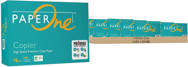 PAPER One Copier 多功能高效影印紙, A4, 10包