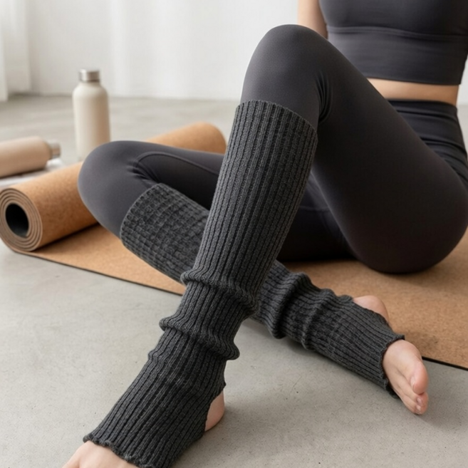 데일리 고리형 레그워머 5컬러 택1 발레 필라테스