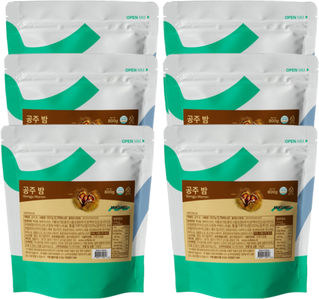 민트라벨 공주 밤 파우더, 6개, 1개입