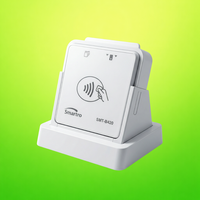휴대용 카드단말기 SMT-B420 무선 블루투스 신용 이동식 카드결제기, 1개, 신규사업자