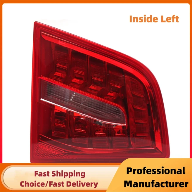 자전거정비아우디 A6 C6 S6 살롱 세단 2009 LED 자동차 테일 라이트 브레이크 램프 후면 방향 지시등 스톱, 01 Inside Left