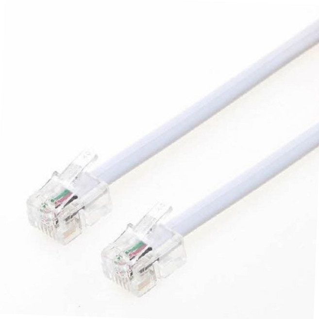 유선 전화기 선 팩스 연결 연장 케이블 5m 사무실 통신 가정용전화선