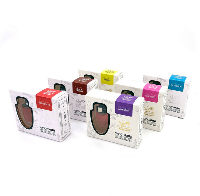 허브모아 아르망 차량용 송풍구 클립형 디퓨저 방향제 본품 or 리필 (블랙체리 레드프룻 외6종향), 본품 쟈스민 11ml, 1개