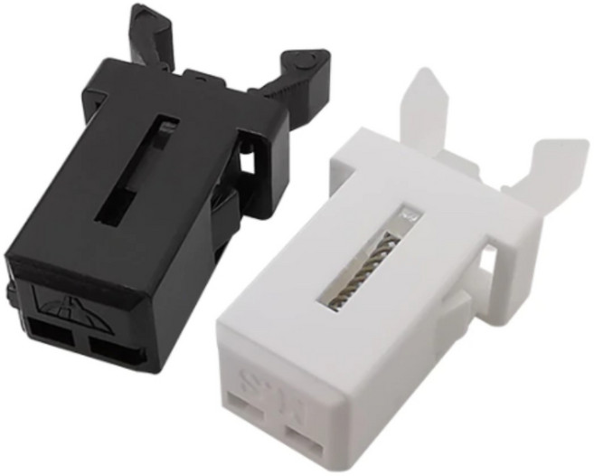 초소형 원터치 빠찌링 풍뎅이 래치 숫부품 블랙 1P