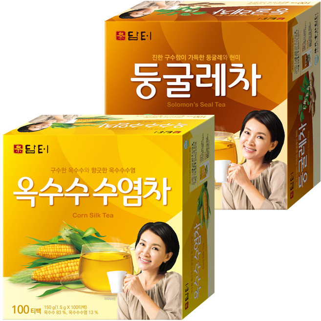 담터 옥수수수염차 +둥굴레차, 2개