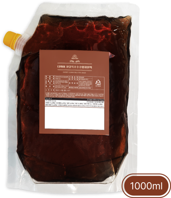 양원프레쉬 더와이 초당옥수수 수염차원액(리필용), 1개, 1000ml