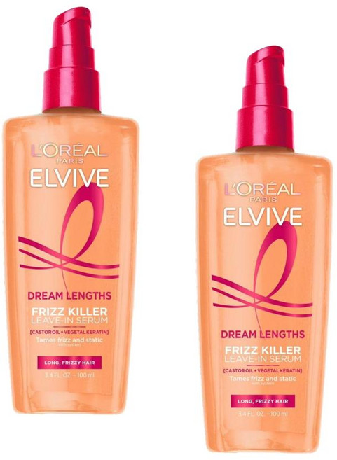 L'Oreal Paris Elvive Frizz Killer Leave-In Serum 로레알 파리 엘비브 드림 렝스 리브인 안티프리즈 세럼, 2개, 100ml