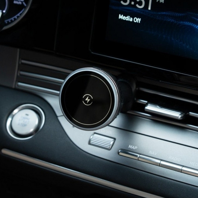 위즈룸 맥세이프 차량거치대, 대형, 블랙