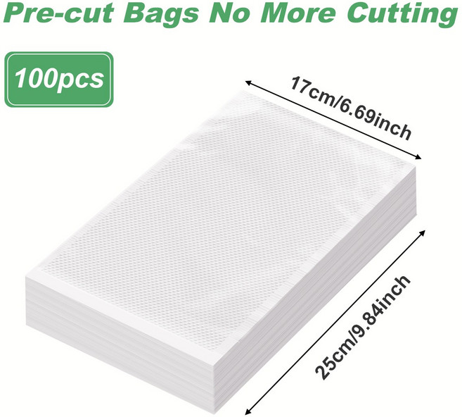 식품 진공 실러 포장 기계에 대 한 주방 BPA 무료 액세서리 100 개/몫, 1개, 07 100pcs 17x25cm