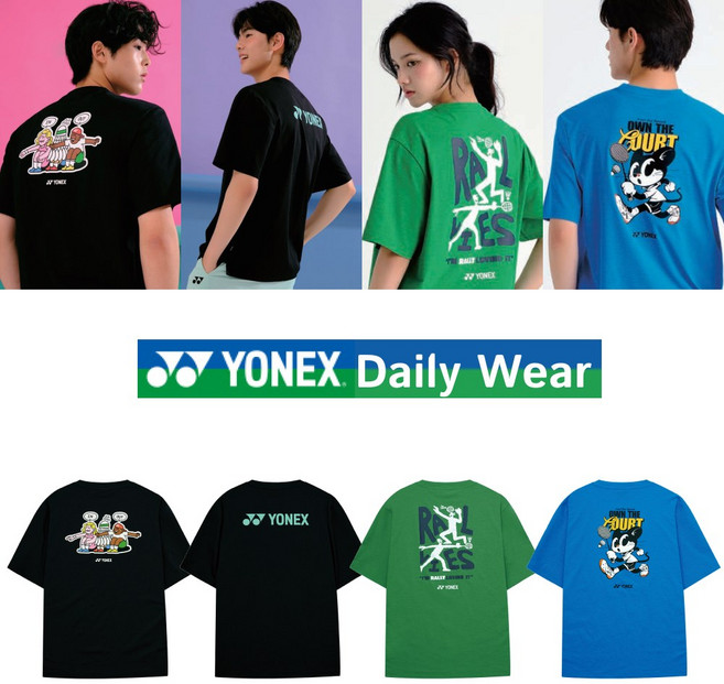 요넥스 남녀공용 오버빗 반팔티 선택3