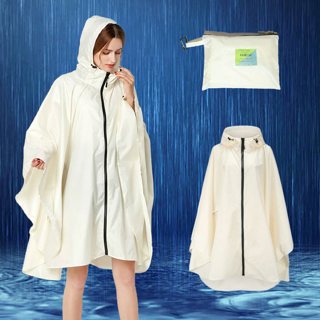 히트그램 판초 우의 레인코트 우비 비옷