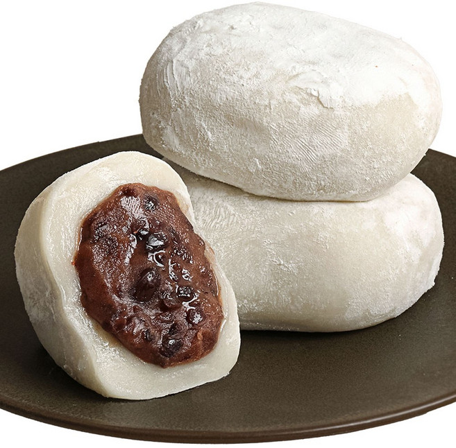 명가 대왕찹쌀떡 생활의달인 출연 달지않고 굳지않는 당일생산 식사대용 고급간식, 100g, 12개