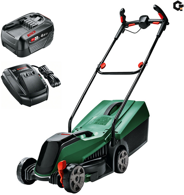 신형 모델 보쉬 충선 충전식 무선 전동 잔디깎이 시티모어18 배터리 포함 세트, 1개