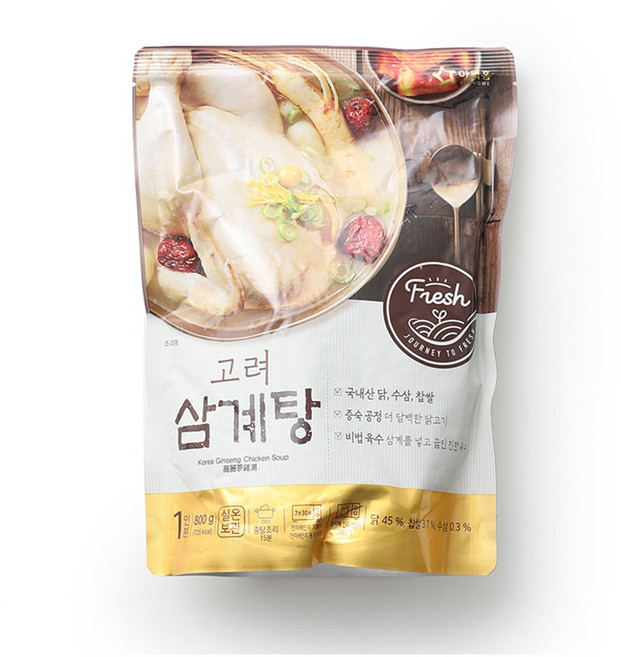 아워홈 고려삼계탕, 800g, 3개
