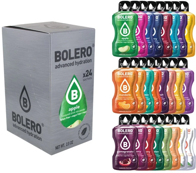 [볼레로 믹스24]2kcal 무설탕 과일워터 24가지 맛 버라이어티팩 1박스(생수 500ml용), 3g, 1개, 24개입 - 쿠팡