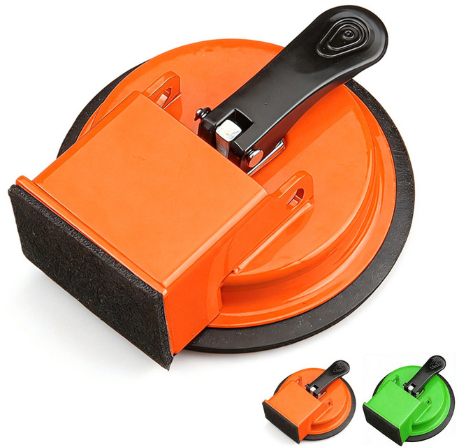 Zeekr 고강도 진공 흡착식 마루 틈새 보수기 강마루 데코타일 바닥 당김 공구 세트, 주황색, 1개