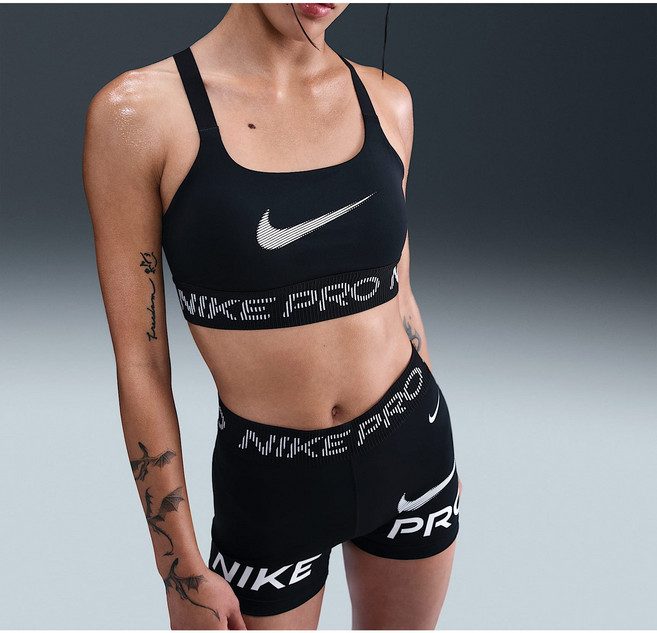나이키 브라 패션 스포츠 브라탑 라이트 서포트 그래픽 로고 댄스 헬스 러닝 운동복 이너웨어 상의