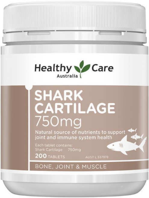[헬씨케어] 상어연골 750mg 200정, 단품, 1개