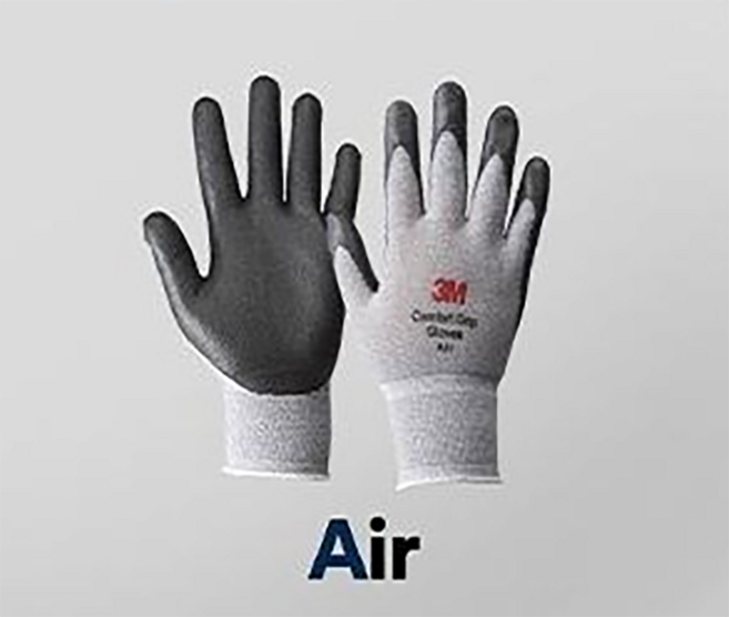 3M장갑 여름용 컴포트그립 에어 10개입 쓰리엠장갑 3m코팅장갑 air, Melange Gray, 2개