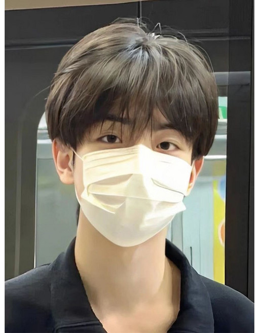 Lavitree 자연스런 편한 남성가발, 1개, 다크 브라운