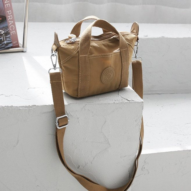 미쓰백 여성용 커밍 나일론 방수 원단 여행용 미니 크로스백