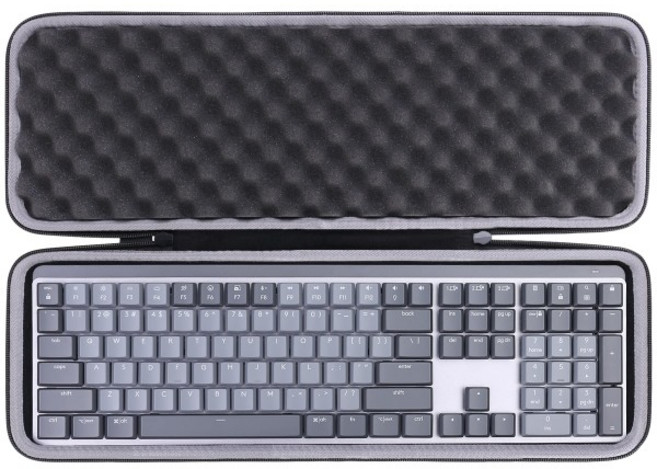 Logitech MX 기계식 무선 조명 성능 키보드용 co2CREA 하드 케이스 교체, 03 페일 그레이, 02 MX Keys 미니 키보드용 케이스