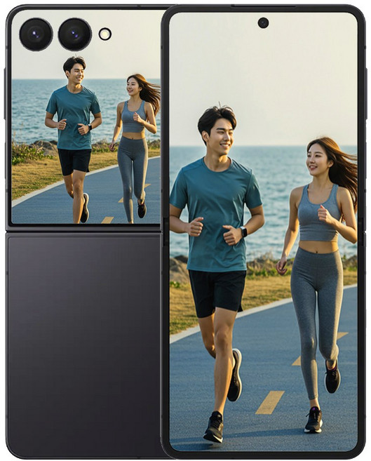 삼성전자 갤럭시 Z플립7, 256GB, 제트 블랙