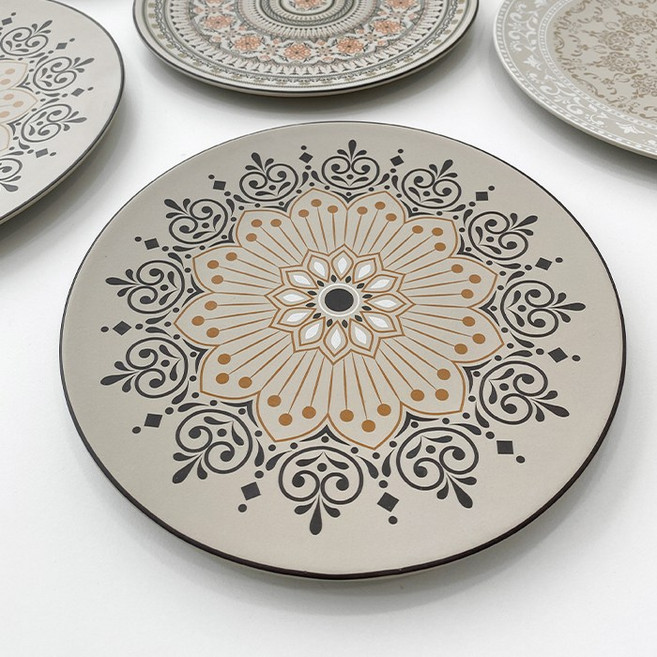 [락포슬린] RAK 어스 카르타헤나 플랫 플레이트 27cm, 1개