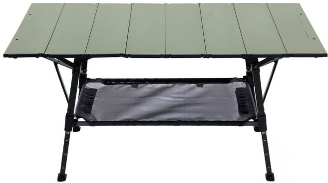 마운트리버 IROLL 1000 TABLE 알루미늄테이블 _ 블랙 탄 카키