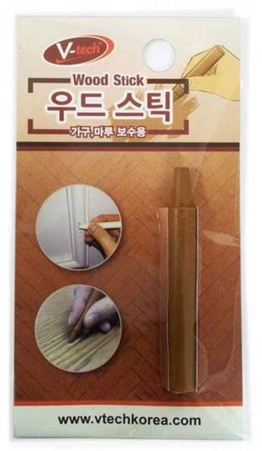 VT-075 우드스틱 5호 짙은갈색 가구 마루 목재 보수, 1개