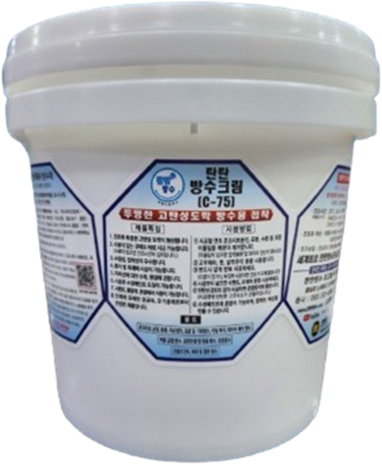 탄탄mall 방수크림c-75 4kg 투명방수제 셀프방수 탄탄방수, 1개, 4L, 투명