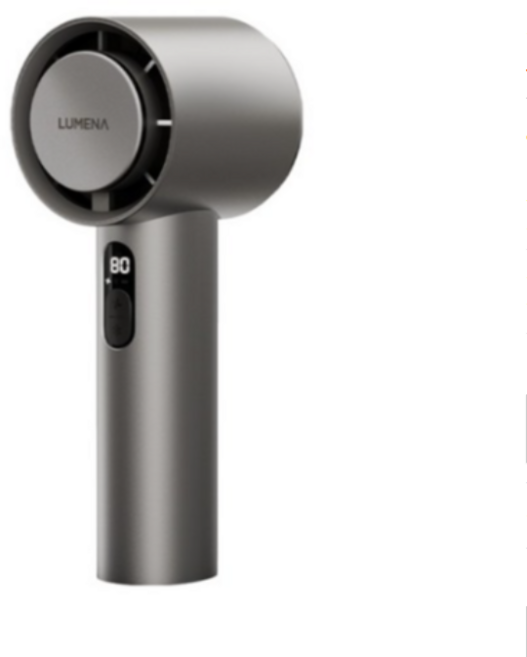 루메나 휴대용 무선 냉각선풍기, 01 FAN JET ULTRA(100단계조절/냉각모드), Gray