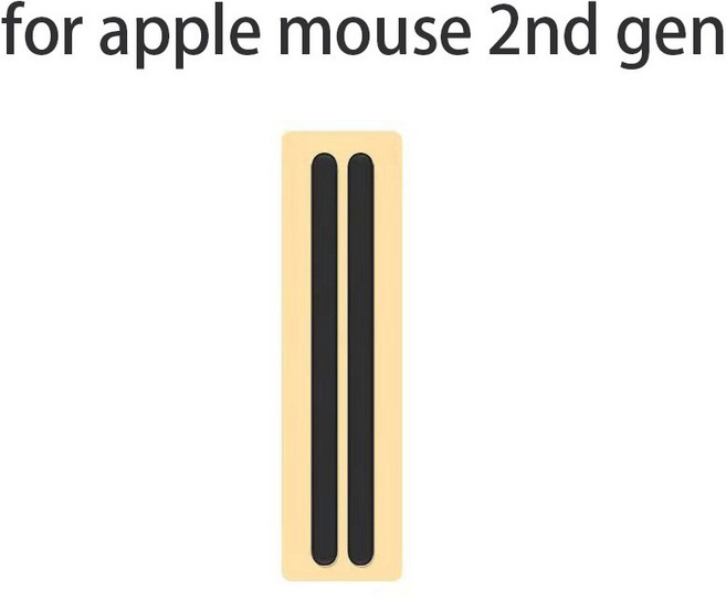 세트 마우스 피트 교체 가능한 케이스 보호 필름 스티커 스크래치 매트 새로운 가장자리 Magic Mouse 미끄럼 방지 커버, for mouse 2nd