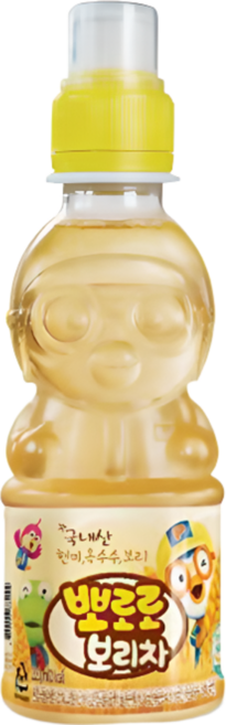 팔도 뽀로로 보리차, 220ml, 3개