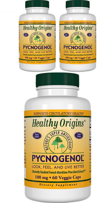 Healthy Origins 碧容健素食膠囊 100mg, 60顆, 3罐