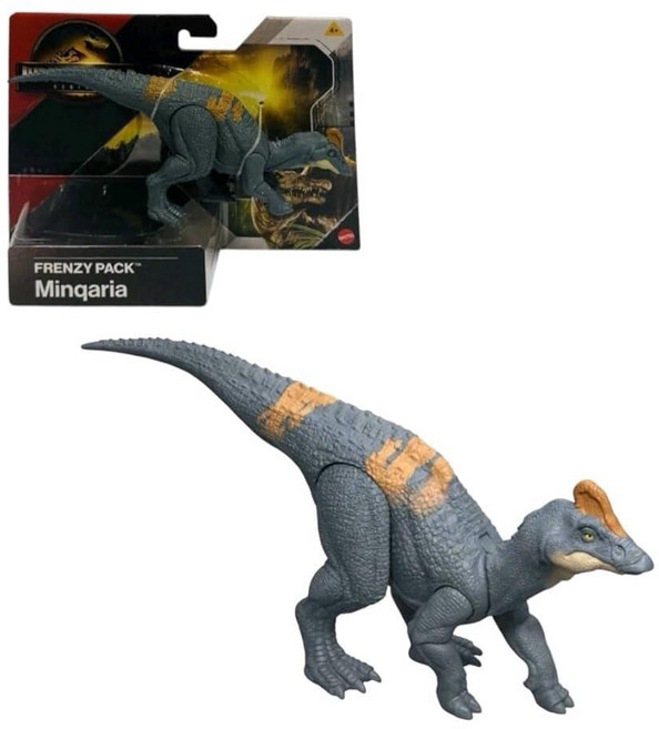 Jurassic World Rebirth Frenzy Pack Minqaria 공룡 피규어 정품 장난감 디지털 플레이