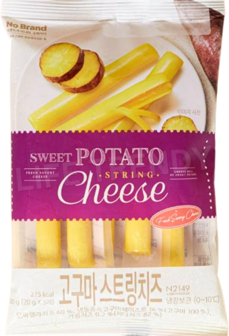 노브랜드 고구마 스트링치즈, 1세트, 100g