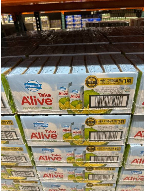 덴마크 테이크 얼라이브 스위티자몽 음료, 200ml, 24개