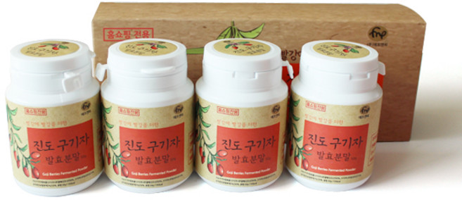 진도 구기자 발효 분말, 50g, 4개