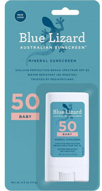 호주 블루리자드 베이비 미네랄 선스크린 선스틱 SPF50, 1개, 14g