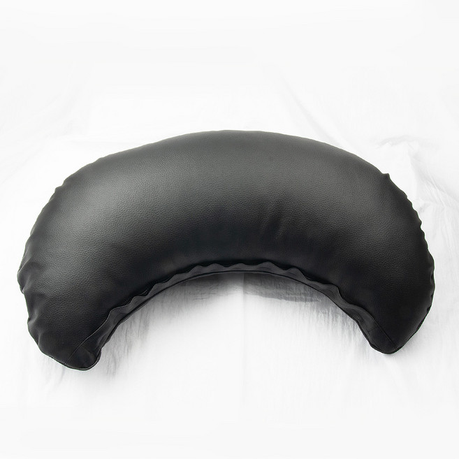 앙코 멀티 바나나쿠션 미용실 손님 허그 수유쿠션 의자쿠션 국내제조, 블랙