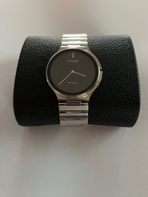 [Citizen] 시티즌 스틸레토 블랙 다이얼 남성용 시계 AR3110-52E