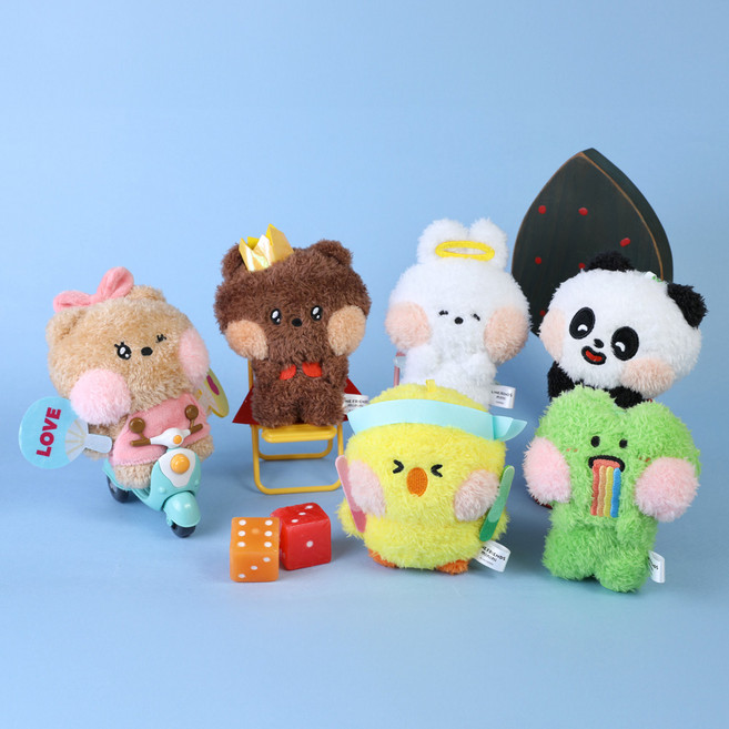 라인프렌즈 미니니 친구들 동물키링 인형 6종, 초니니 13cm