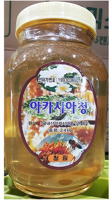 꿀 아카시아 청림 2.4kg 업소용 대용량 식당 식자재, 1개