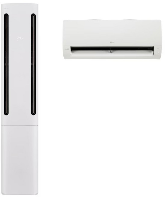 LG 휘센 오브제 컬렉션 쿨 2in1 에어컨 FQ18FC2EU2 펫 케어 공기청정 (2시리즈) 기본설치비 포함, 일반배관형