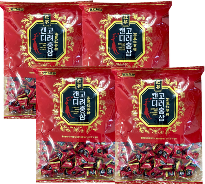 동아제과 고려홍삼캔디, 700g, 4개