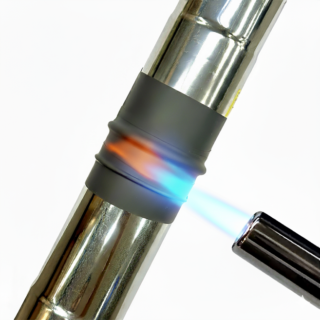 불독 방염 내열 자기융착 실리콘 테이프 50mmx5M, 1개, 그레이