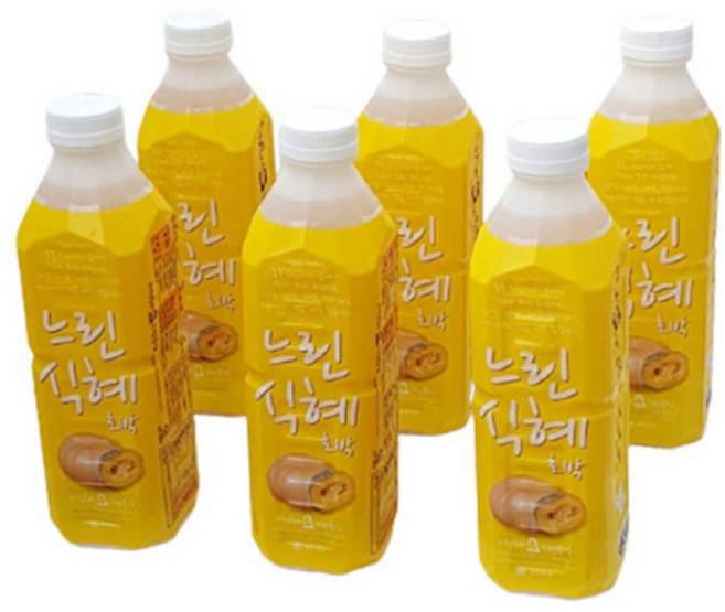 서정옥의 느린부엌 느린호박식혜 감주 수제 전통 잔치집 단호박 식혜, 1L, 6개