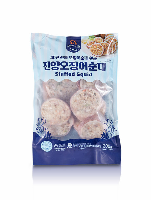속초 진양 오징어순대 슬라이스, 1개, 300g
