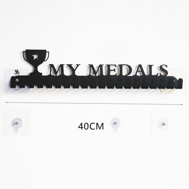 메달걸이 메달거치대 메달보관 마라톤 완주 행거, MY MEDALS, 1개